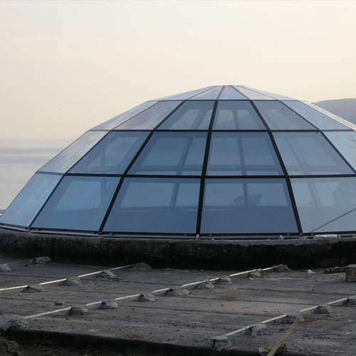 Ремонт стеклянного купола Ступино