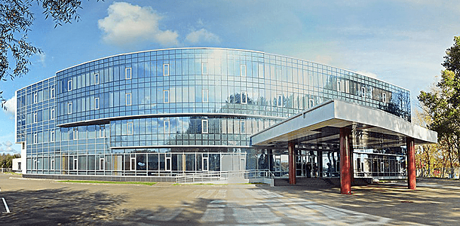 панорамные фасады учебно-тренировочного центра Ступино